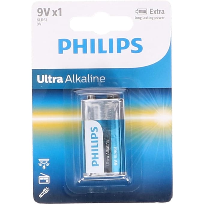Philips 6LR61 - 9V batterij - 1 stuk