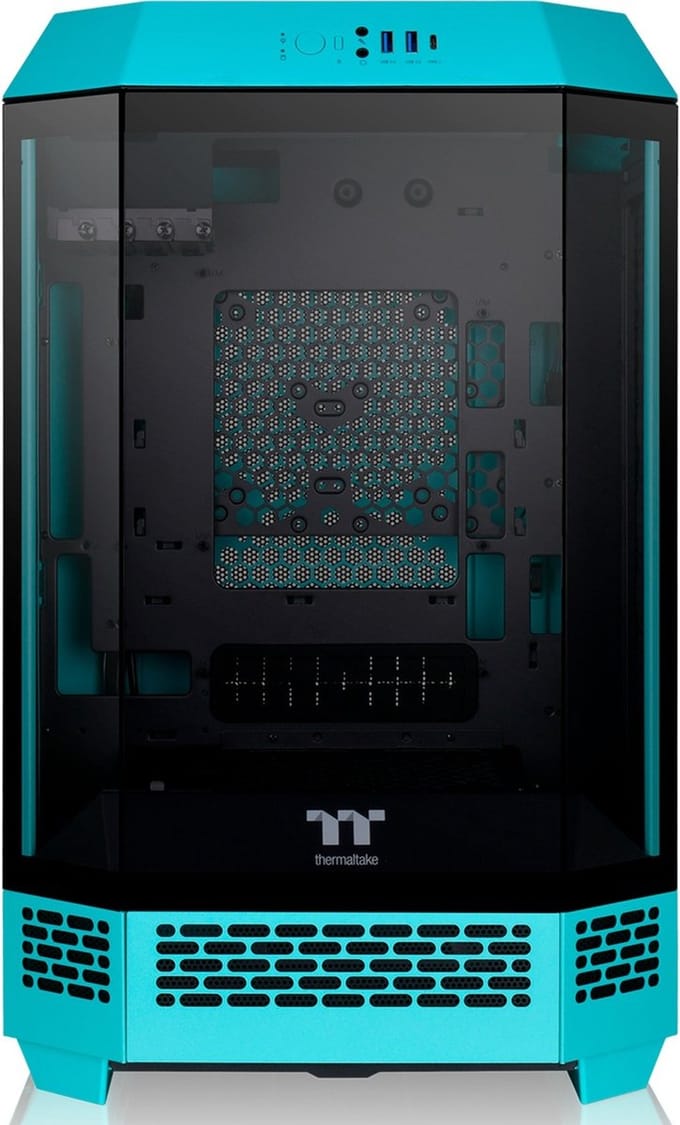 Thermaltake The Tower 300 (Turquoise) - Case - Tower - Blue