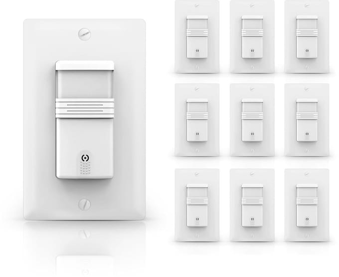 Wandsensor met Bewegingssensor voor Binnen - Lichtschakelaar voor Vakantie en Thuisgebruik
