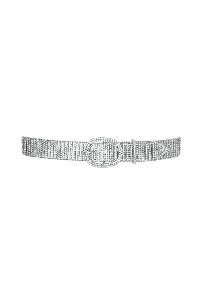 Bijoutheek belly chain ovaal gesp Zilver