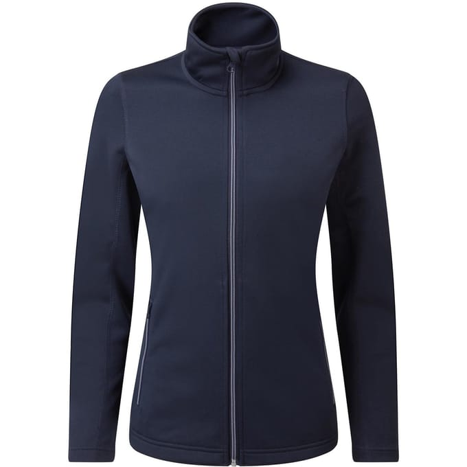 Premier Dames/Dames Geverfd Sweat Jasje (Franse marine)