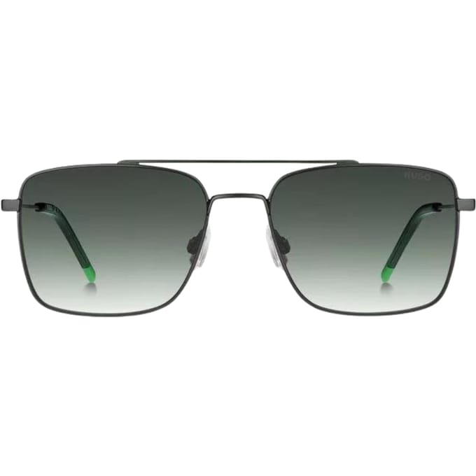 Hugo HG 1177/S Matte black green 57/18/145 MAN Zonnebrillen
