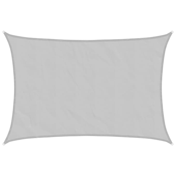 vidaXL - Zonnezeil - 5x3 - m - 100% - polyester - oxford - lichtgrijs