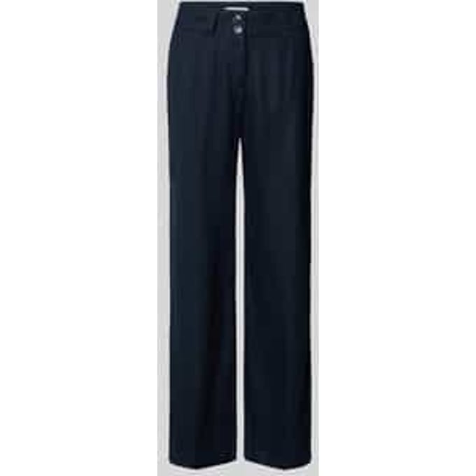 Linnen broek met steekzakken