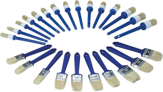 Ivana Wegwerpkwast pvc steel, assortiment (25dlg)