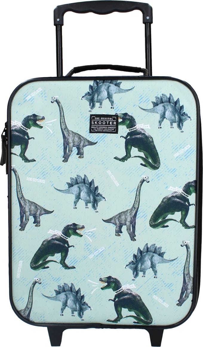 Skooter Boundless Trolley Koffer - Blauw - Dino - Reiskoffer