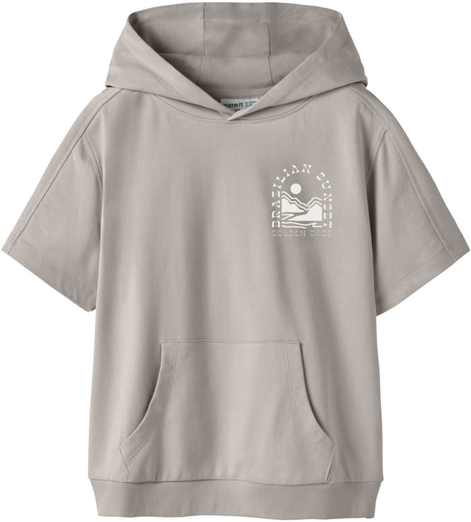 NAME IT - NKMHUKO SS NREG SWEAT WH UNB - Jongens - Sweaters