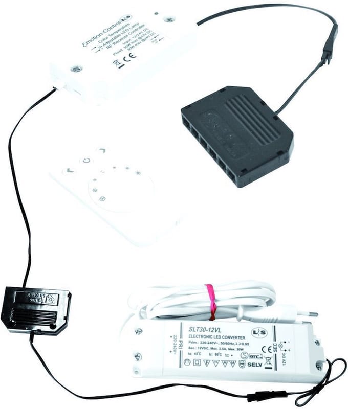 LED 12V Emotion Trafo Dimmerset 15W kleur Wit