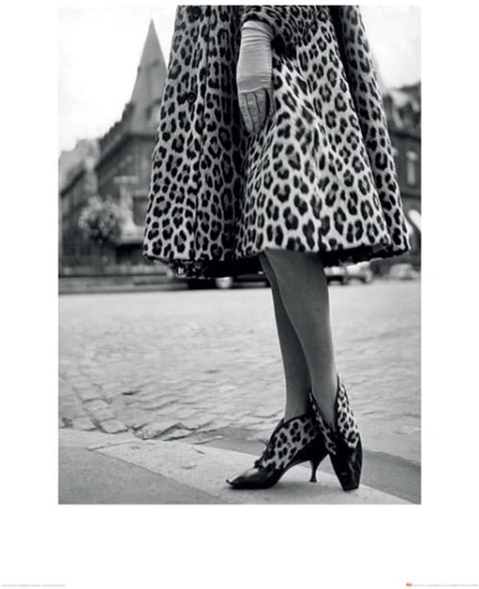 Kunstdruk Time Life - Dior Leopard Print 60x80cm