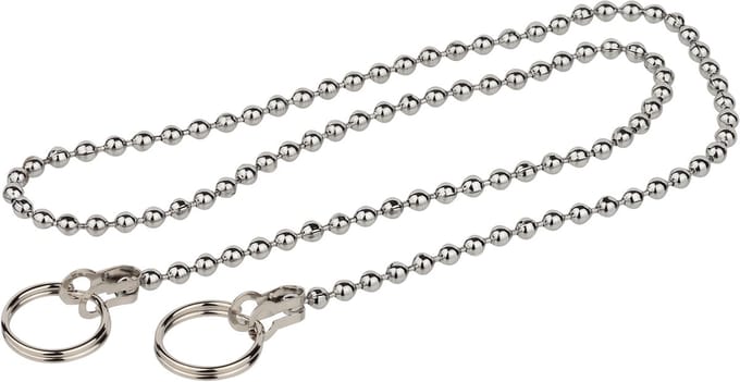 KIRCHHOFF Afvoerplug Ketting - Chroom - 600 mm - Met 2 Ringen