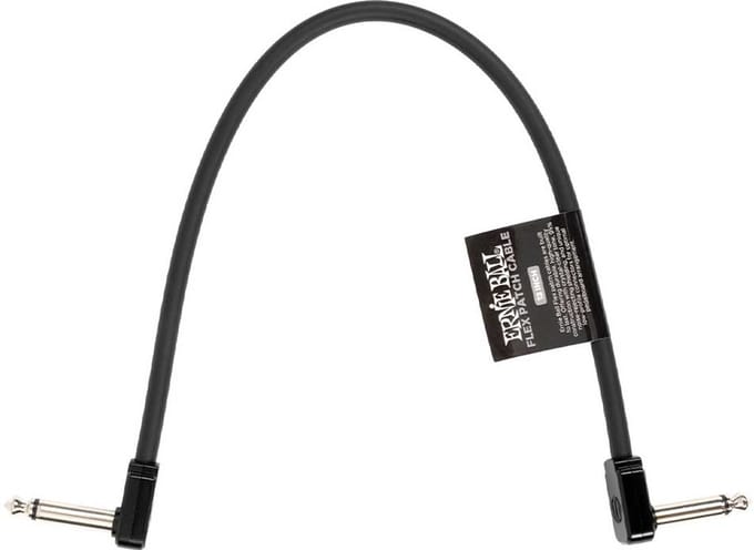 Ernie Ball 6440 Flex Patch Cables Patchkabel Zwart 30cm
