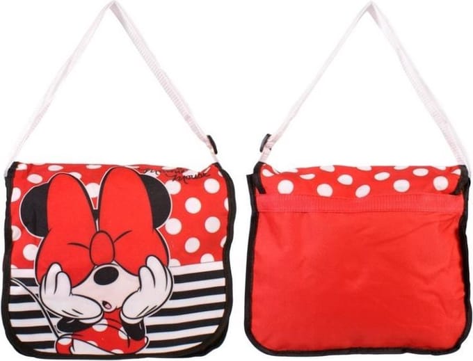 Disney Minnie Mouse - Schoudertas - Rood - Messenger bag - 30 x 25 cm.