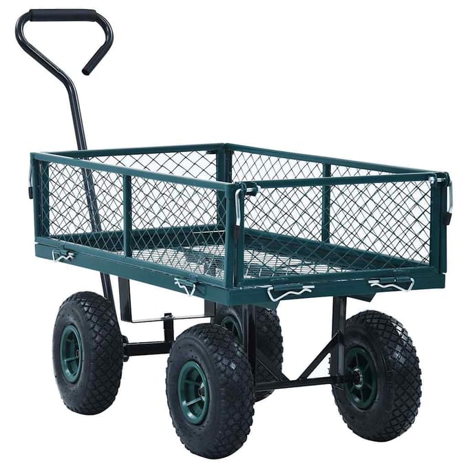 vidaXL - Tuinwagen - 250 - kg - groen