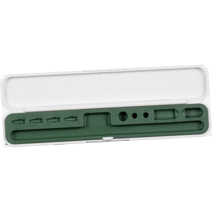 Stylus Pennenhoesje voor IOS Tablet Potlood Schokbestendig Redelijke Indeling Draagbaar Multifunctioneel Stylus Hoesje voor Reizen Groen groen