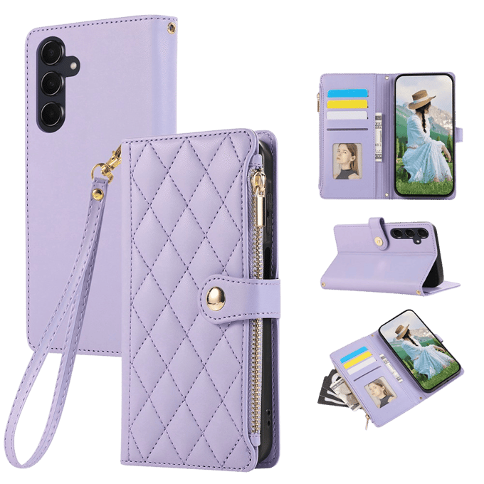 TwoTone Samsung Galaxy A57 Wallet Hoesje Paars