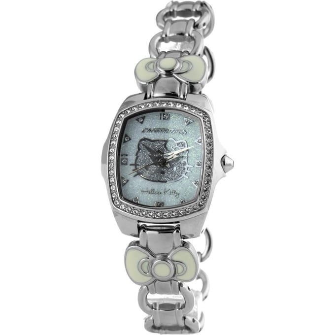 Horloge CHRONOTECH CT7105LS-01M. Kwarts, Kleur wit. Vrouw.