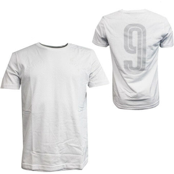 Puma Evo Mesh gelaagd wit heren T-shirt met korte mouwen 570574 02 A2D