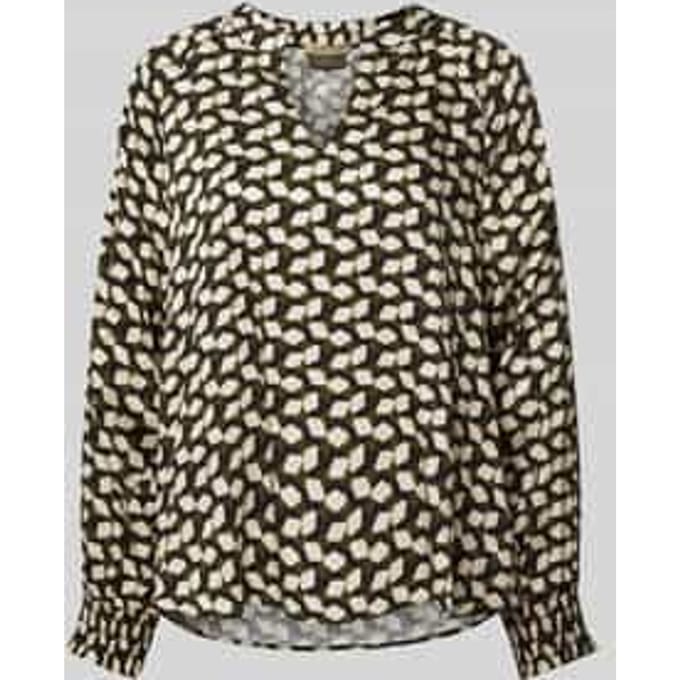 Relaxed fit blouse met raglanmouwen
