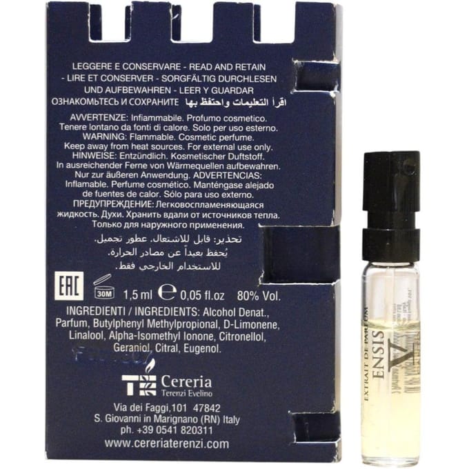 V Canto, Ensis, Extrait De Parfum, Unisexe, 1,5 ml *Fiole