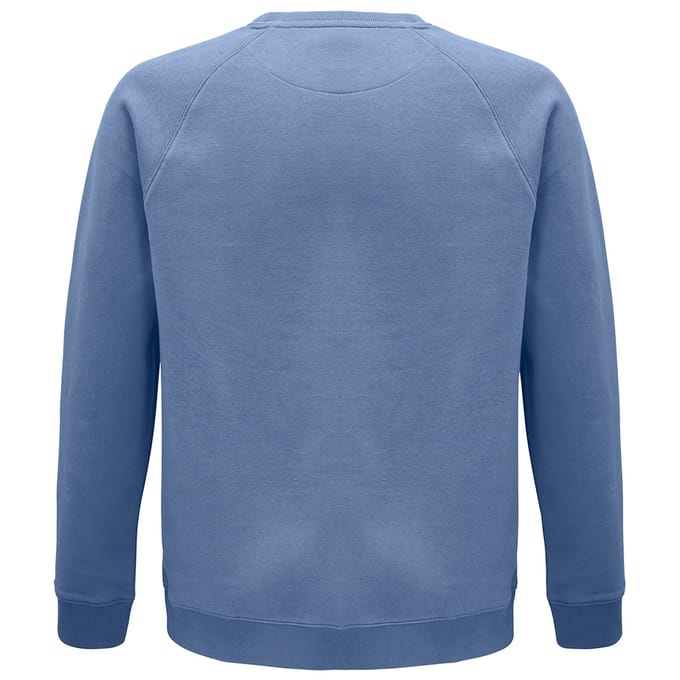 SOLS Unisex Adult Space Organic Raglan Sweatshirt (Blauw)