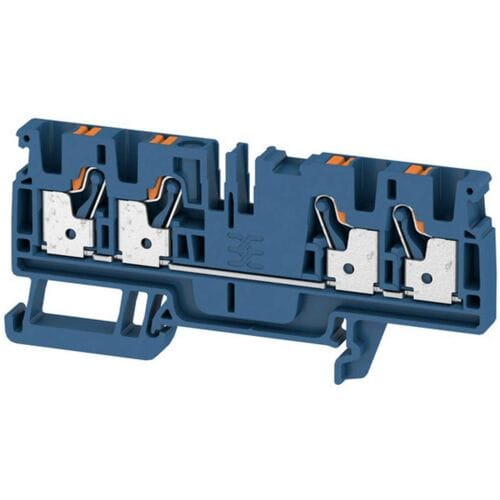 Weidmüller 2534400000 Doorgangsklem 6.1 mm Spanveer Donkerblauw 50 stuk(s)