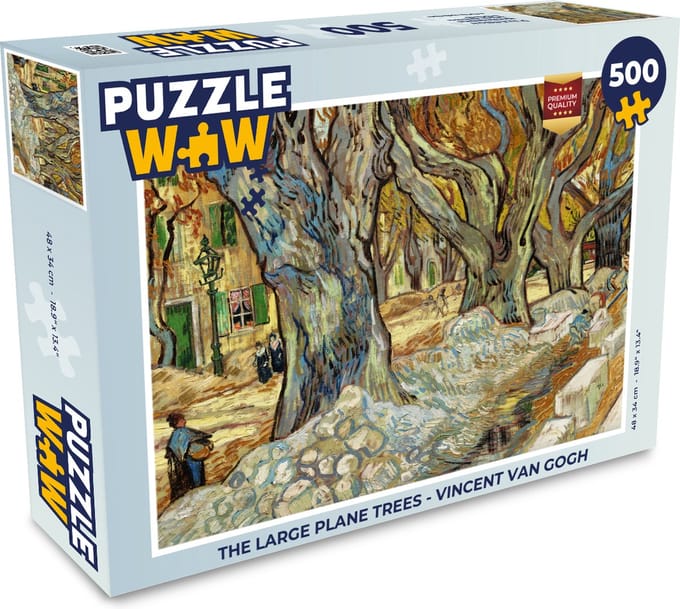 Puzzel The large plane trees - Vincent van Gogh - Legpuzzel - Puzzel 500 stukjes
