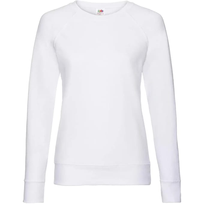 Dunne sweatshirt voor dames Fruit of the Loom Raglan