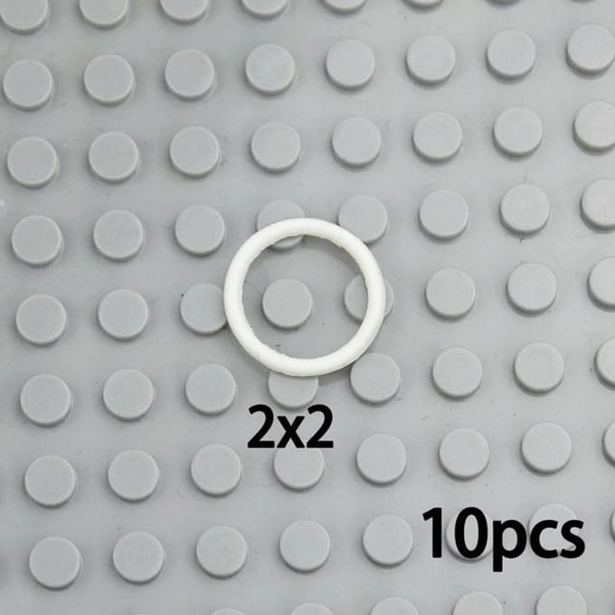 MOC Technisch Elastiek 2x2 3x3 4x4 5x5 EV3 Compatibel 85543 85544 85545 85546 Elastische Band Bakstenen Onderdelen Educatief Speelgoed gray