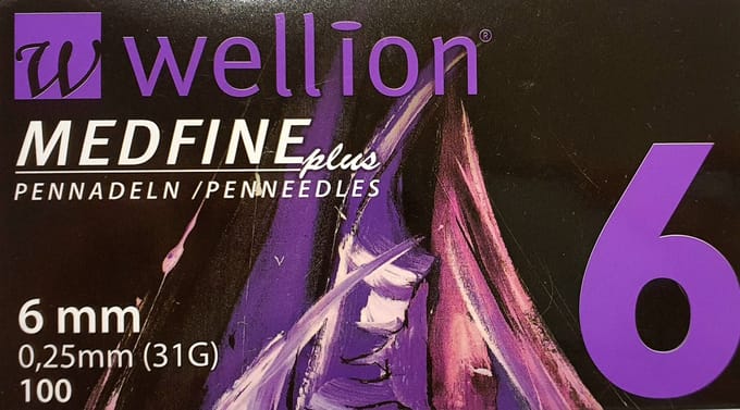 Wellion Medfine Plus Pennaalden 6mm