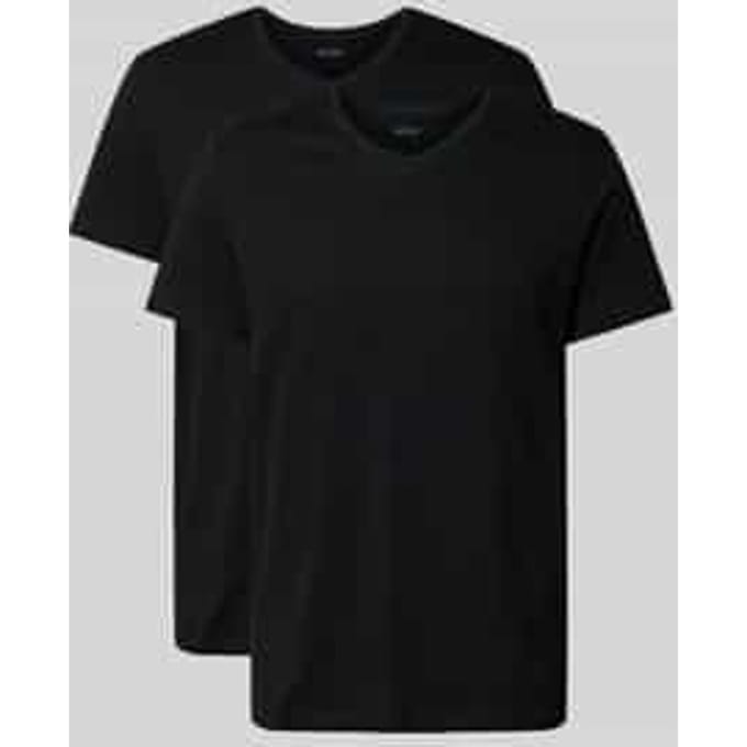 T-shirt met V-hals in een set van 2 stuks, model 'ComfortS'