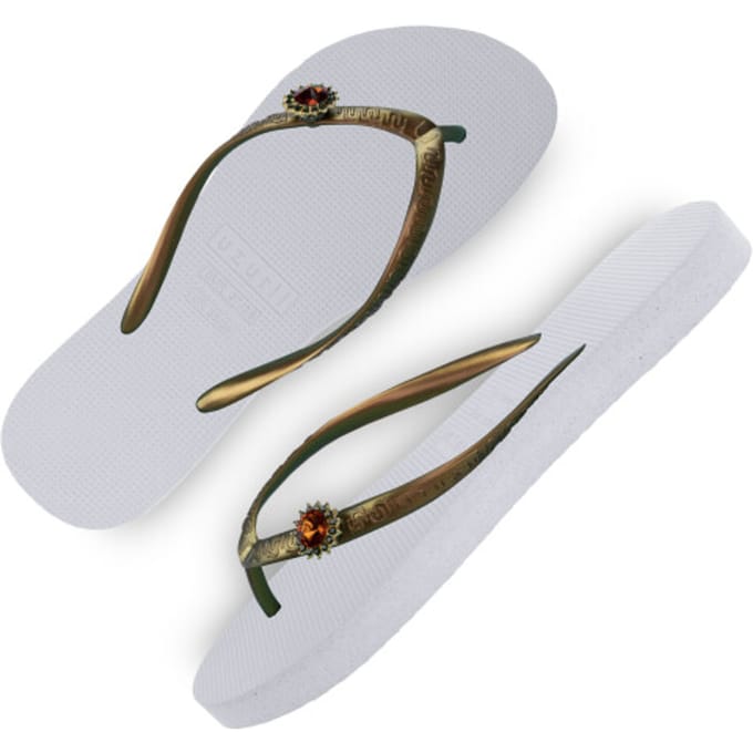 Uzurii Original Switch Dames Slippers White | Wit | Kunststof | Maat 35/36 | 18.224.29