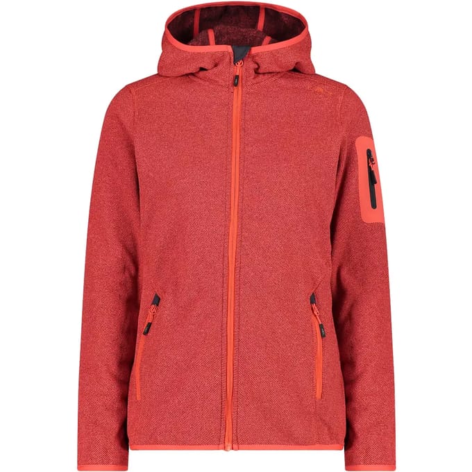 Dames fleece met capuchon CMP