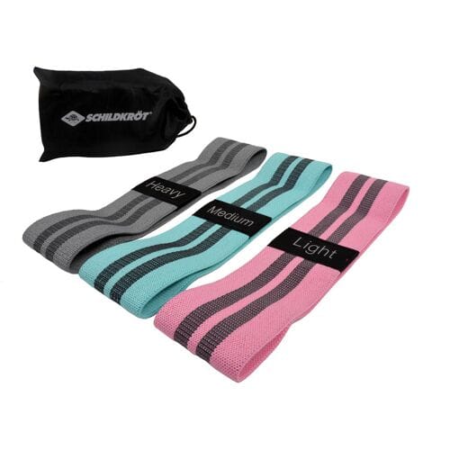 Schildkröt fitness Shaping Loop Set met 3 weerstandsbanden voor training.