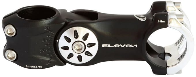 Eleven O-s 1-1/8´ Regulable Fiets Stuurpen Zilver 95 mm / -20º/+40º