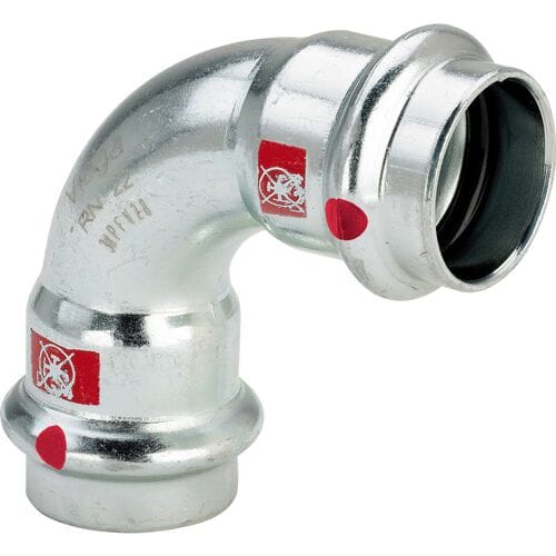Viega Prestabo 1116 staal pers bocht 90deg 28mm