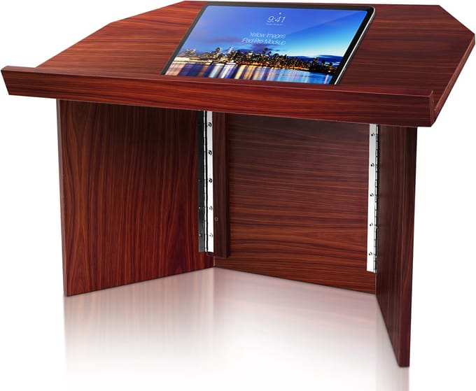 Pyle Opvouwbare Lessenaar – Draagbaar Spreekgestoelte voor Tafel, Presentaties, Docenten & Laptop
