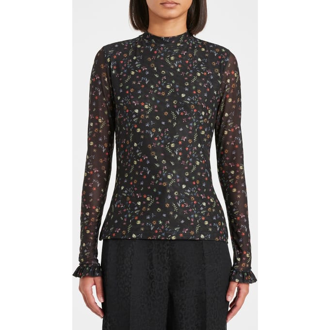 Paul Smith Womens Top Black Größe: S | Longsleeves Outlet | Damen | Schwarz
