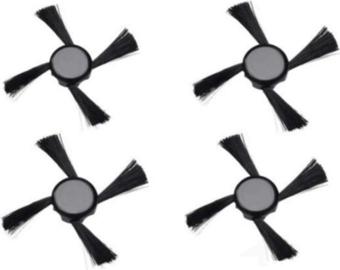 4x borstel geschikt voor Neato Botvac D3 D5 D7 Connected D80 D85 vervanging set veger zijborstel