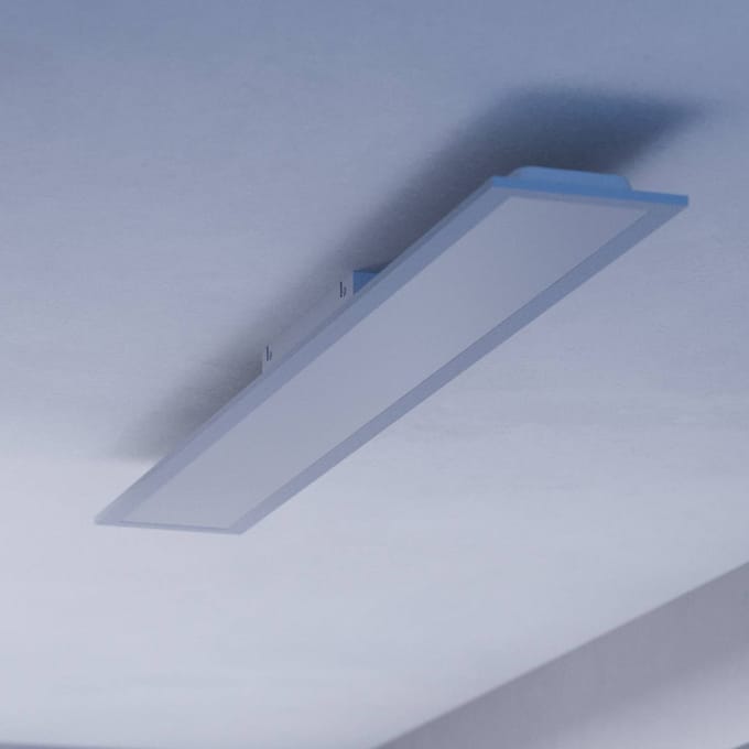 EGLO Barlaston Hanglamp - E27 - 88 cm - Zwart|Grijs - uitwasbaar Textiel