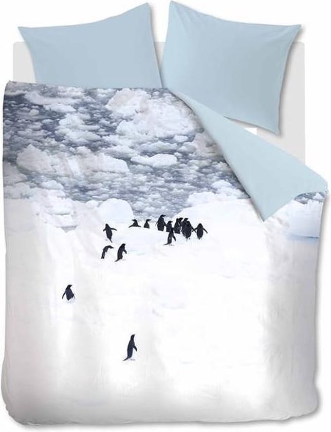 Ambiante Poul dekbedovertrek - Eenpersoons - 140x200/220 - Grijs