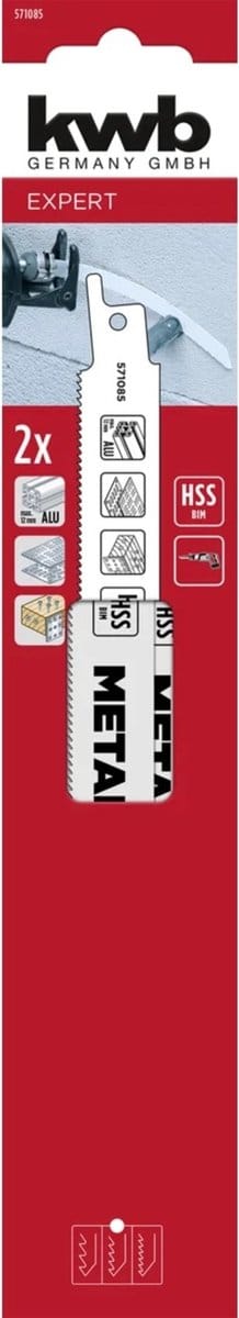 KWB 2 schrobzaagbladen bi-metaal 228