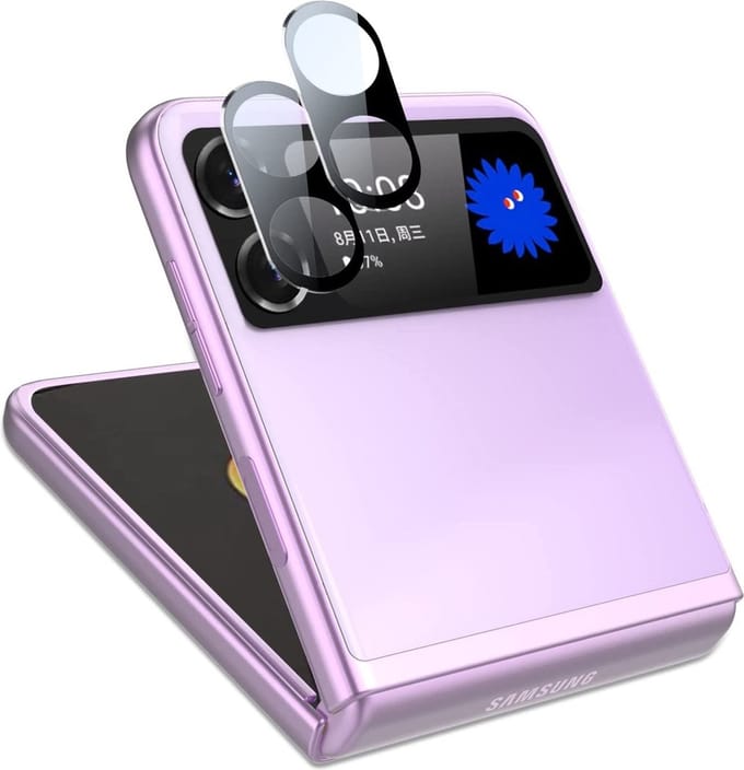 Geschikt voor Samsung Galaxy Z Flip 4 Camera Lens Protector – Screen protector Tempered Glass