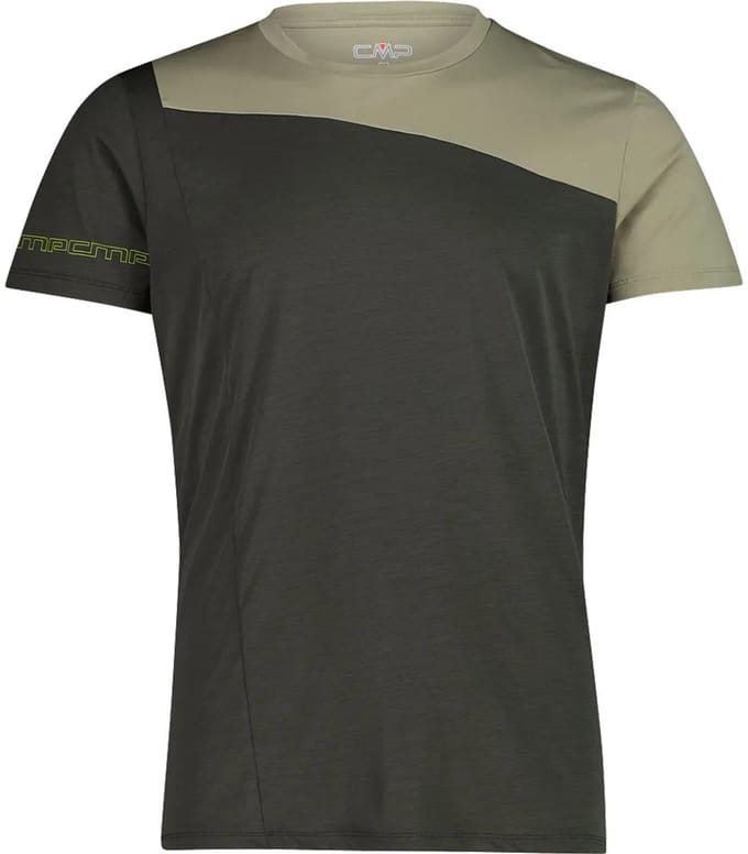 Cmp 35c6636 T-shirt Met Korte Mouwen Zwart,Grijs M Man