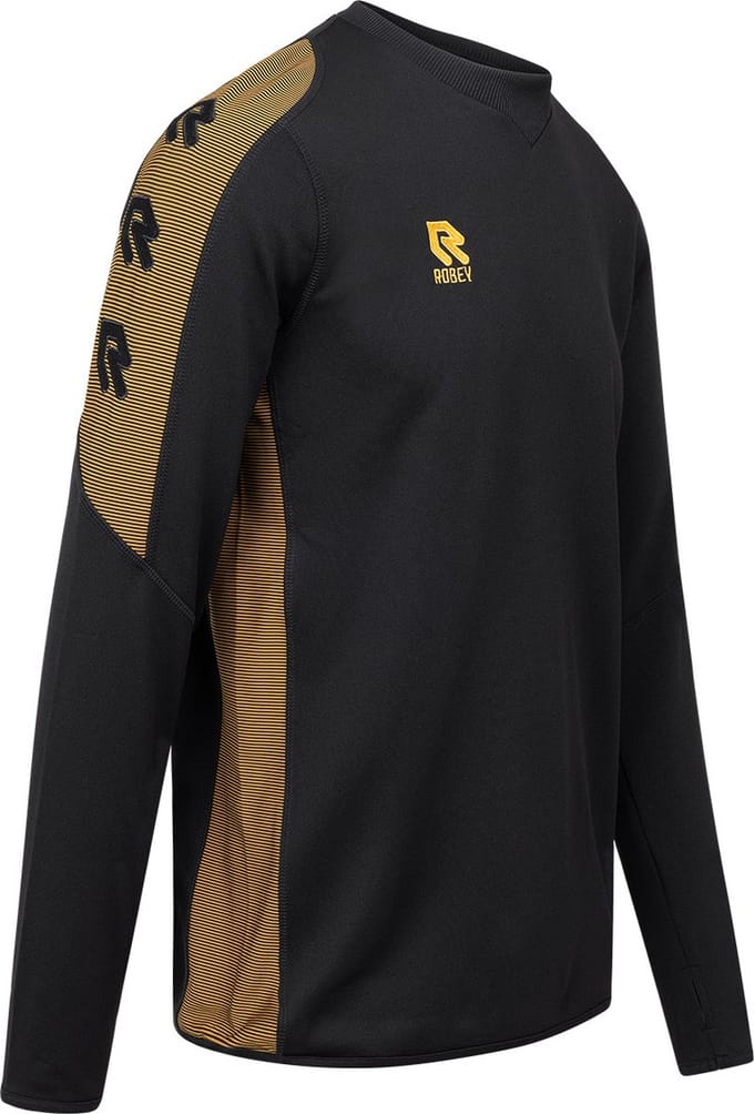 Robey Performance Sweater Kinderen - Zwart / Goud | Maat: 164