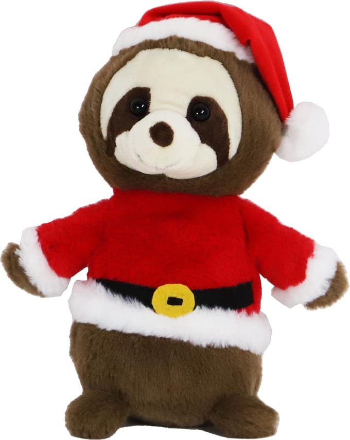Boon Luiaard Pluche Met Kerstpak Bruin 32Cm