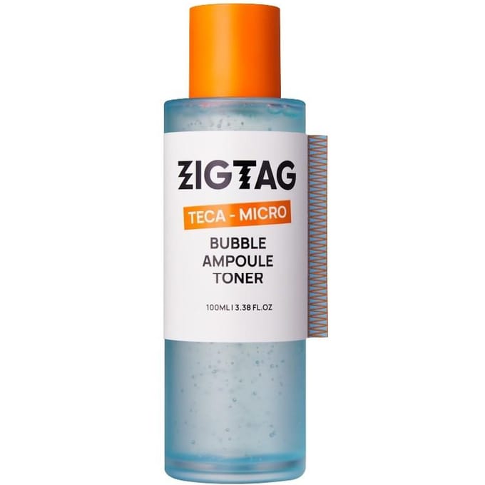 Zigtag Skin Teka Microbubble Ampoule Toner 100ml white