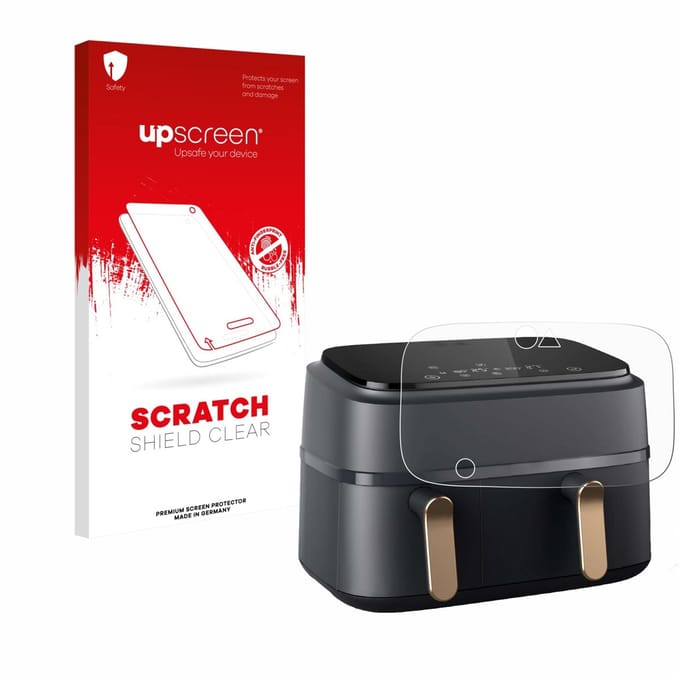 upscreen - Screenprotector voor Philips Airfryer NA352/00 - Folie Beschermfolie transparant