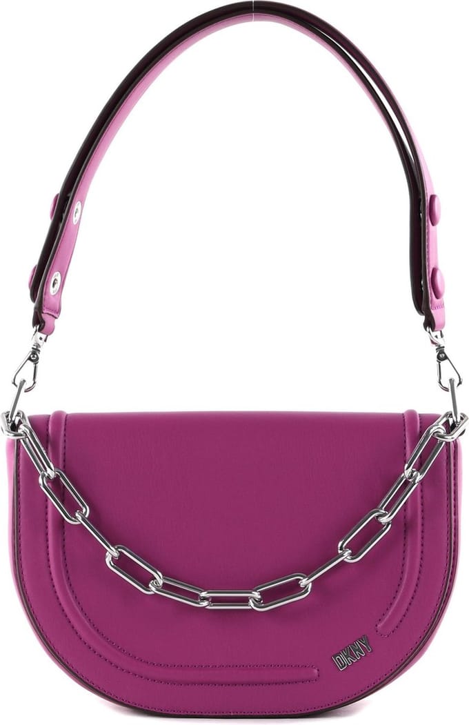 DKNY Handtas Schoudertas Orion Conv Flap Bag DK Orchid Paars