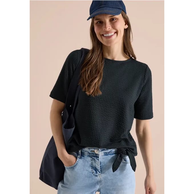 Shirt in seersucker stof