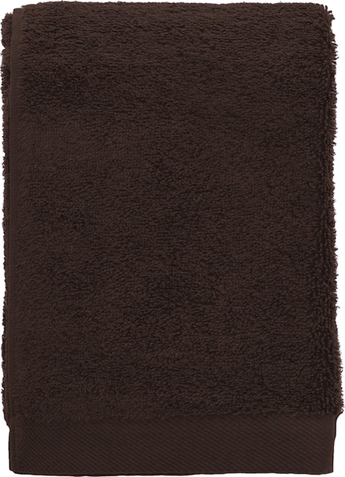 Södahl organic Comfort Handdoek 50 x 100 cm Coffee brown